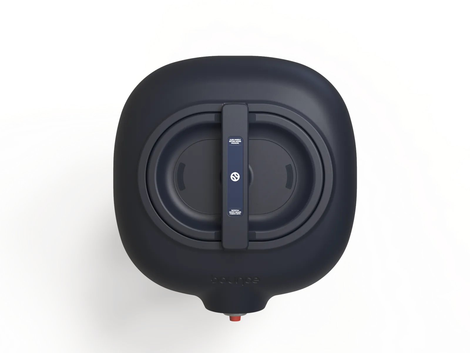 Render de estudio del Bounce Pro con el panel de presión y el logo Bounce visibles